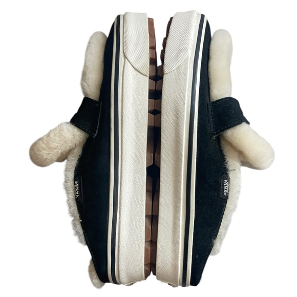 Vans Shearling Mule DX in black suede and white shearling size 8 - Picture 7 of 13